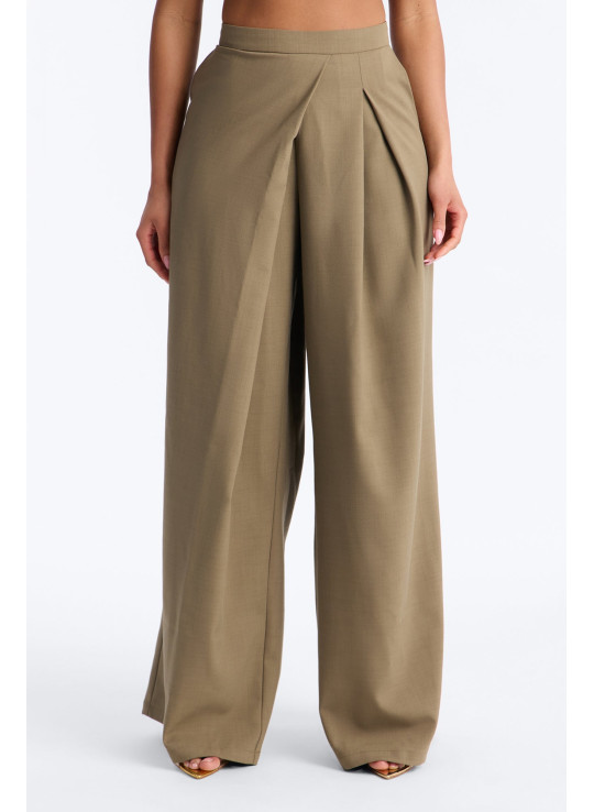 Широкі штани Tiana з запахом на талії та складками