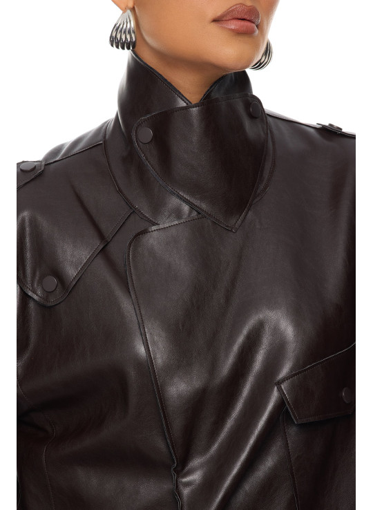 Карго-куртка 'Zaya' зі штучної шкіри