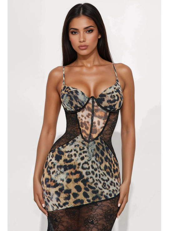 Сітчаста Сукня Максі 