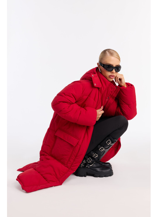 Довга стьобана куртка Bria