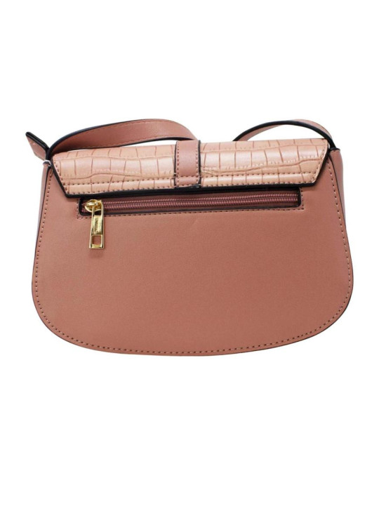 Рожеве сідло Croc Crossbody із замком