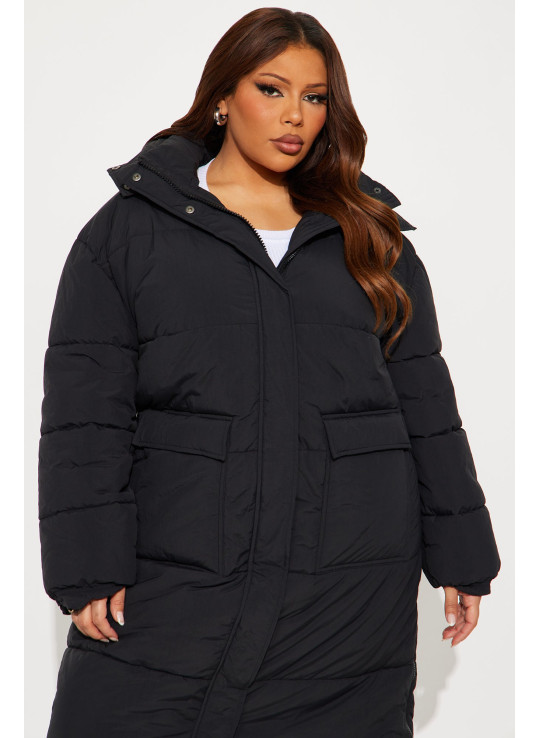 Довга стьобана куртка Bria