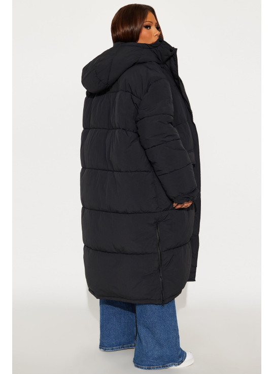 Довга стьобана куртка Bria