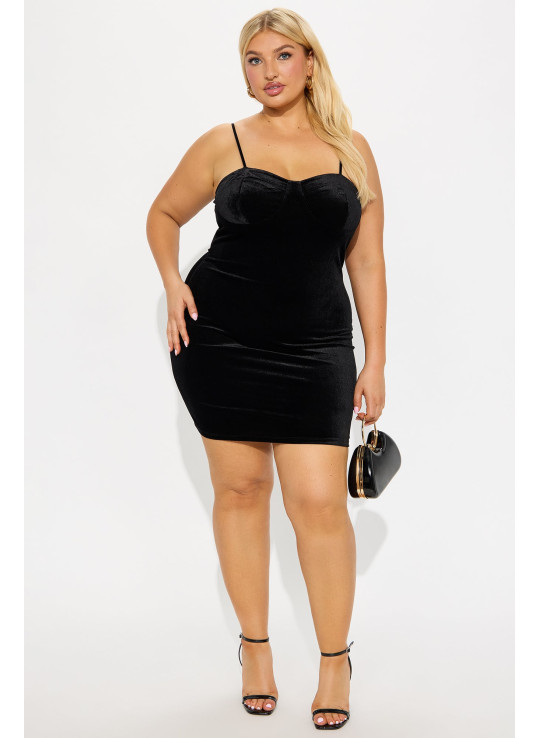 Оксамитова Сукня Міні 