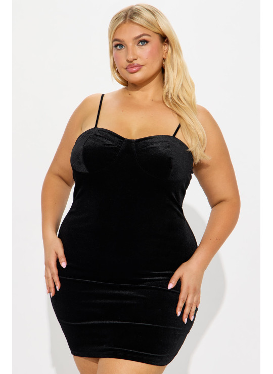 Оксамитова Сукня Міні 
