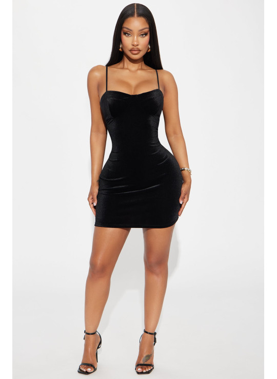 Оксамитова Сукня Міні 