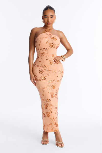 Сітчаста Сукня Максі 'Josephine' з Декором