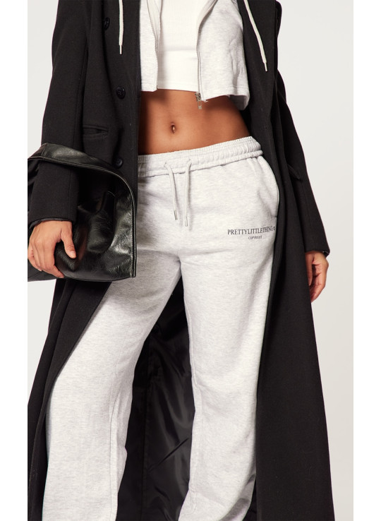 PrettyLittlething Grey Marl Copy Правий гасло -пробіжки