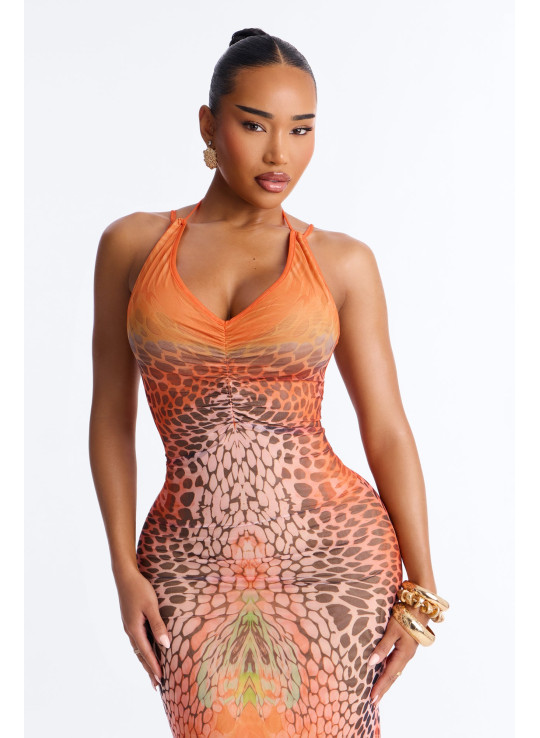 Сукня Максі з Сітки 'Пляжний Клуб'