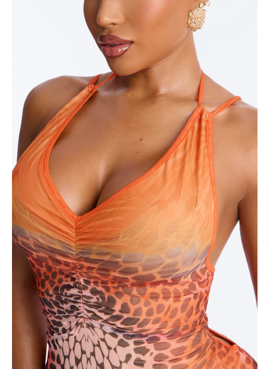 Сукня Максі з Сітки 'Пляжний Клуб'