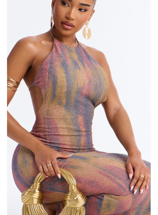 Сукня Максі з Відкритою Спиною 'All That Glitters'