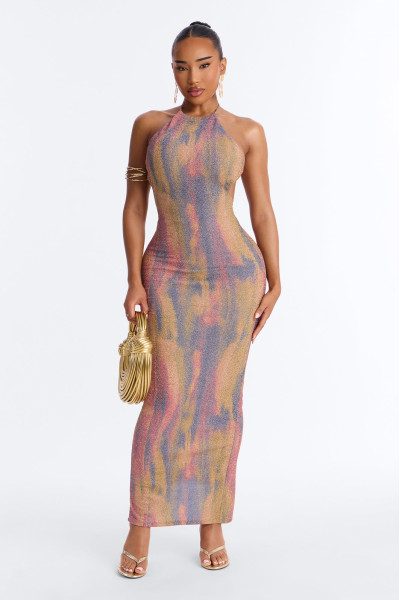 Сукня Максі з Відкритою Спиною 'All That Glitters'