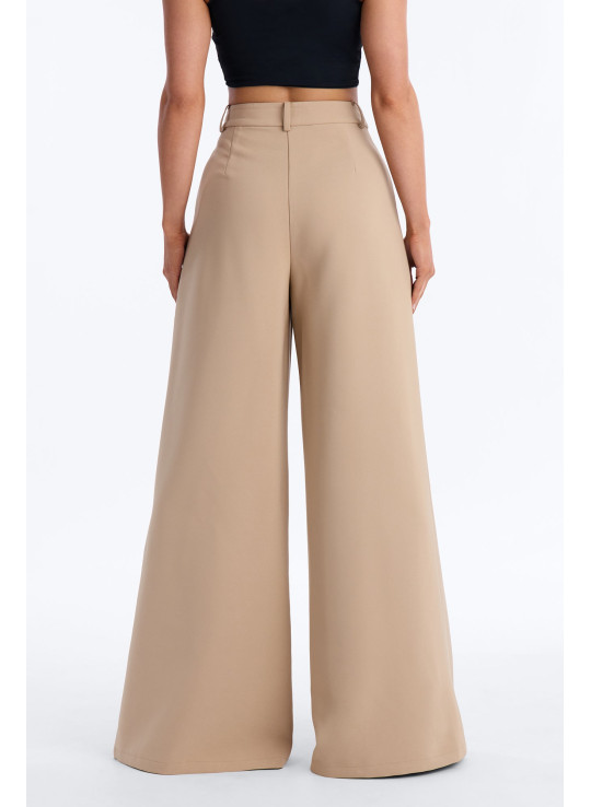 Широкі штани Karianna з креп-тканини 33
